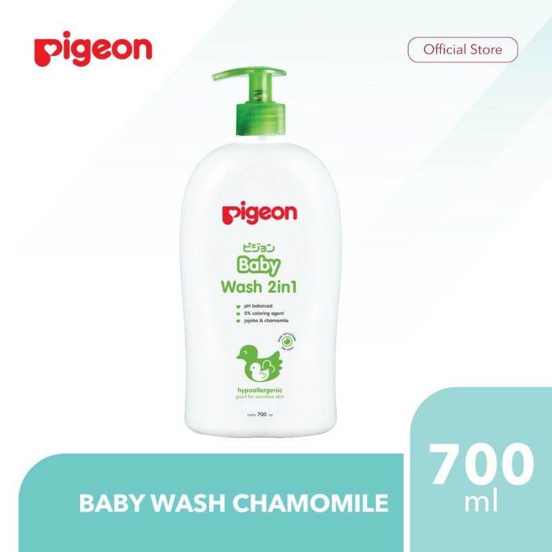 Pigeon Baby Wash Chamomile 2in1 Pump 700Ml