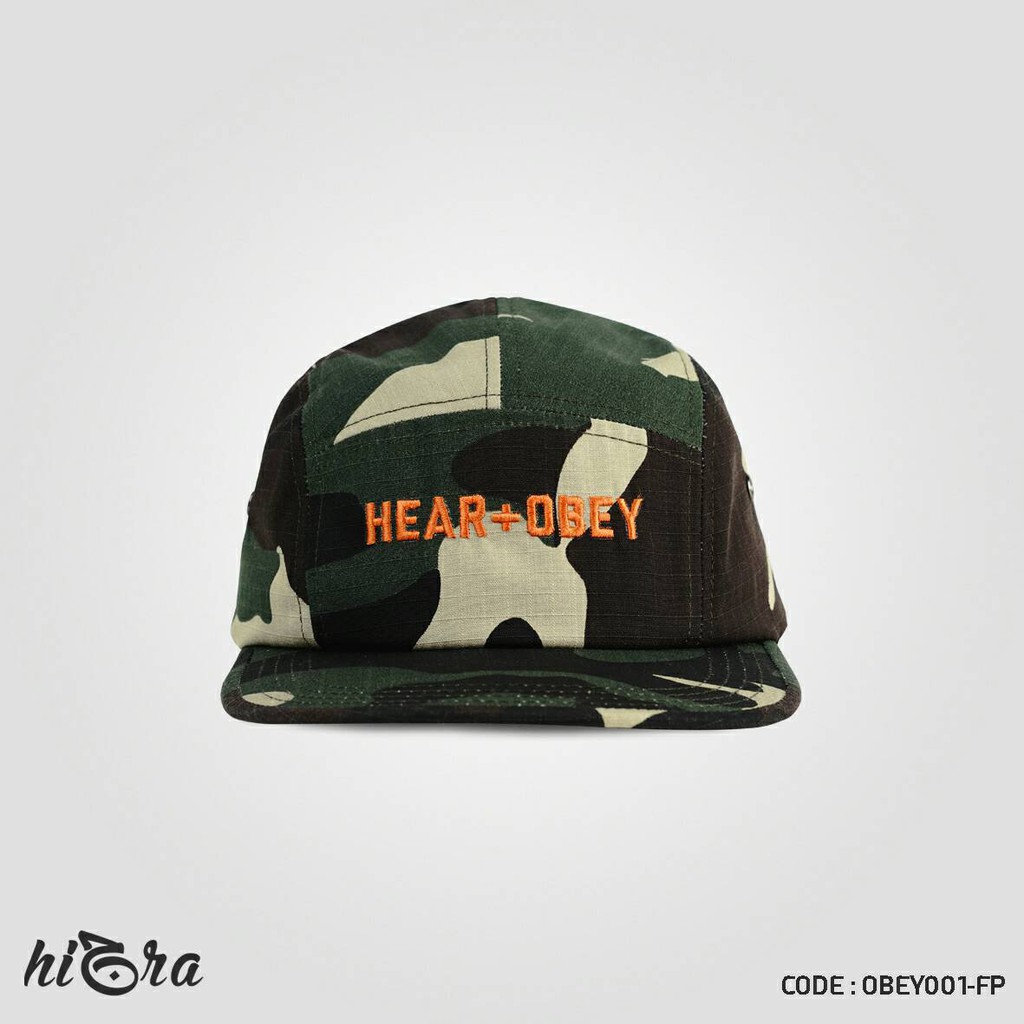 Hear Obey 5 Panel Cap