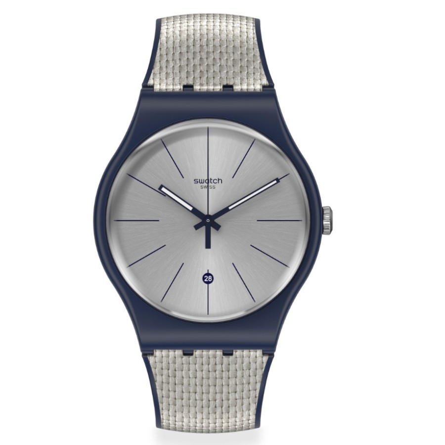 SWATCH SUON402 GREY CORD Original  Garansi Map