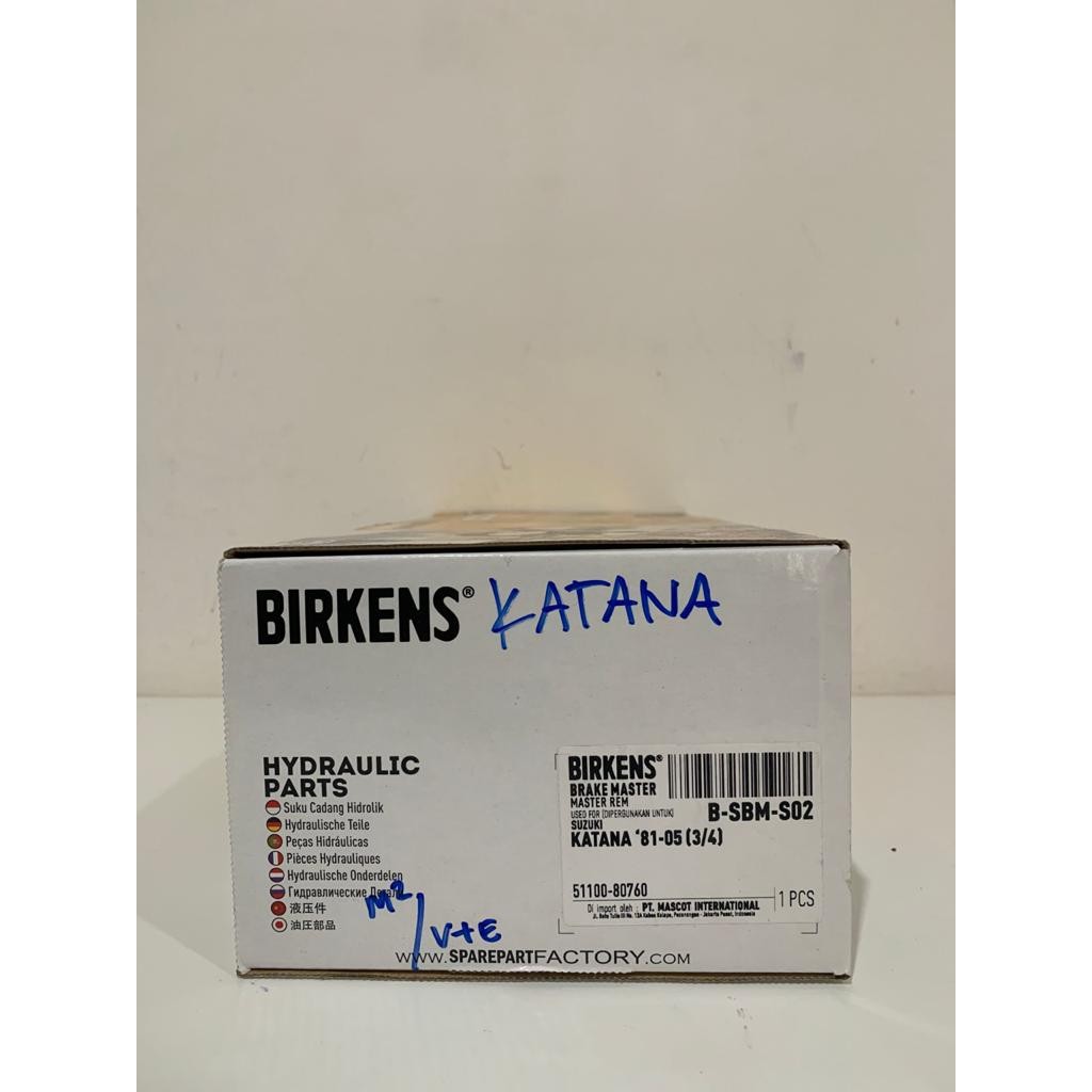 Brake master mater rem Suzuki Katana 81-05 B-SBM-S02 Birkens