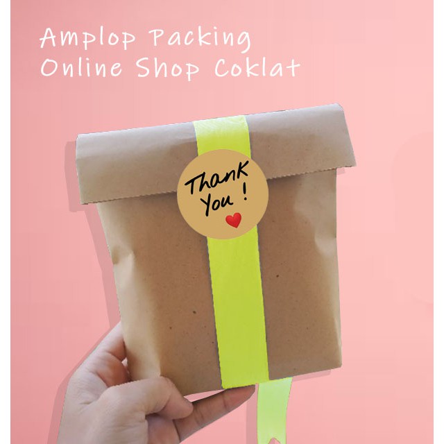 

AMPLOP CRAFT /AMPLOP COKLAT / PACKING SOUVENIR / PACKING OLSHOP / PACKAGING PENGIRIMAN