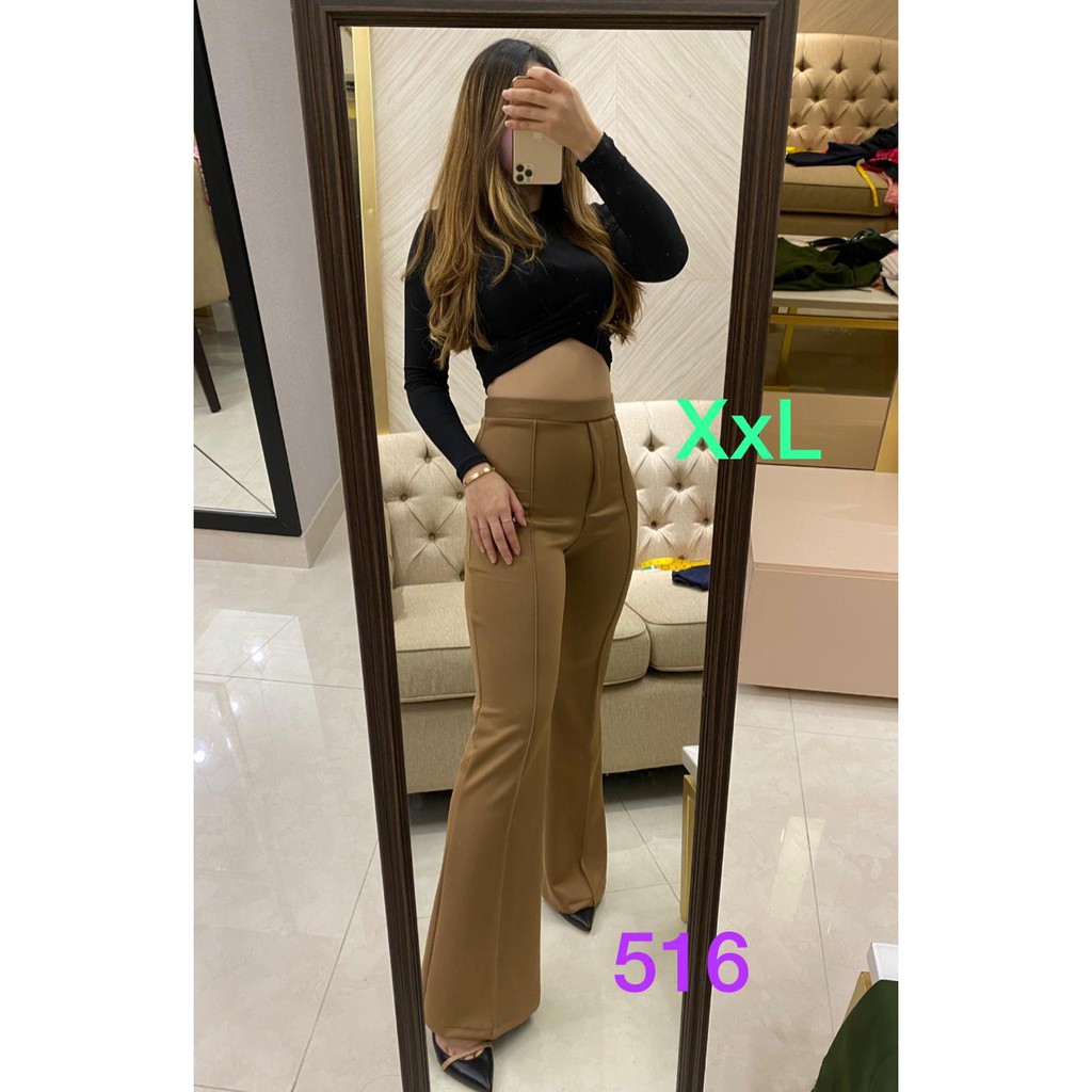 516# XXL celana cutbray list double XL fashion wanita terbaru