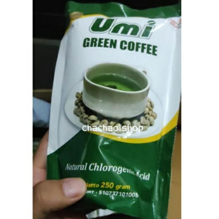 

Doble date //36w^ UMI GREEN COFFEE ORIGINAL 100% kemasan 1 pouch 250grm