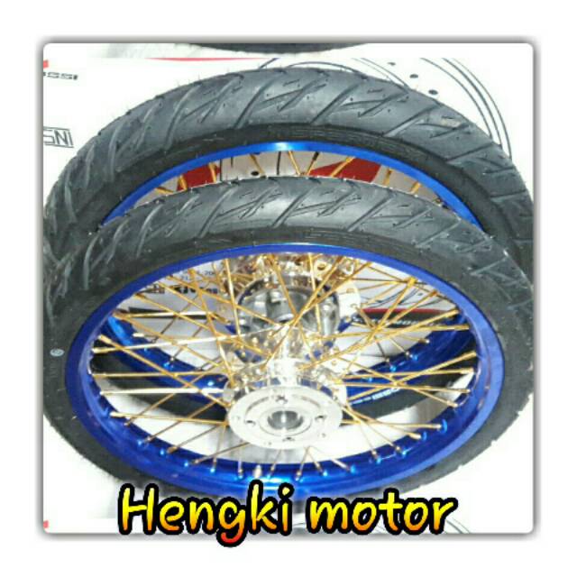Velg motor vixion new plus ban tinggal pasang