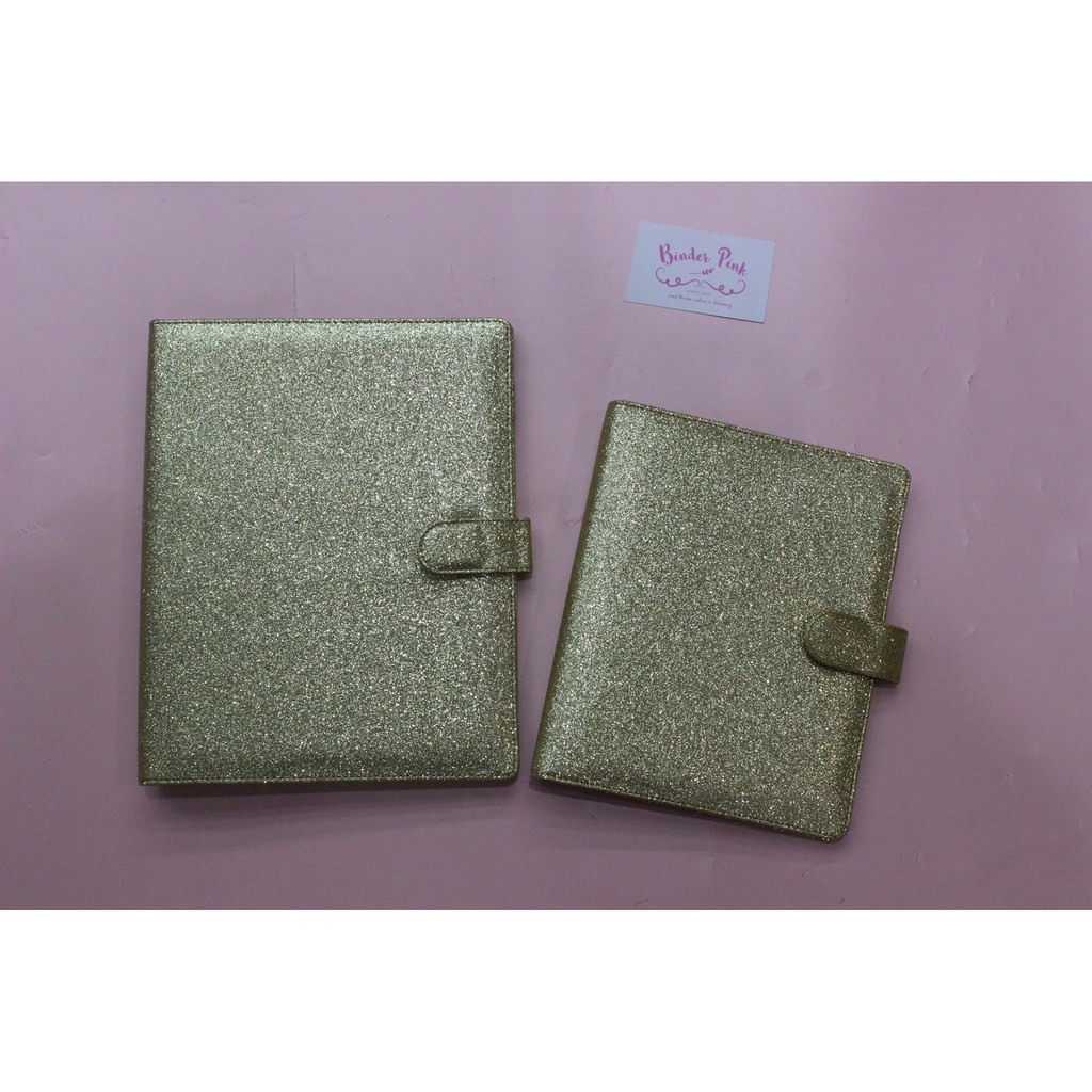 

Binder Glitter Gold 20ring/A5 & 26ring/B5 by binderpinkshop