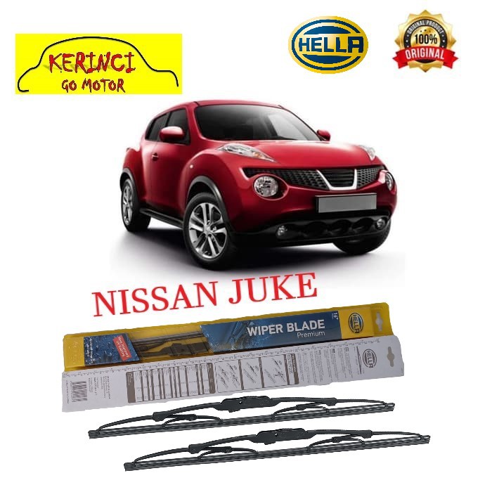 WIPER NISSAN JUKE HELLA PREMIUM 22&quot; &amp; 14&quot; SEPASANG WIPER JUKE HELLA