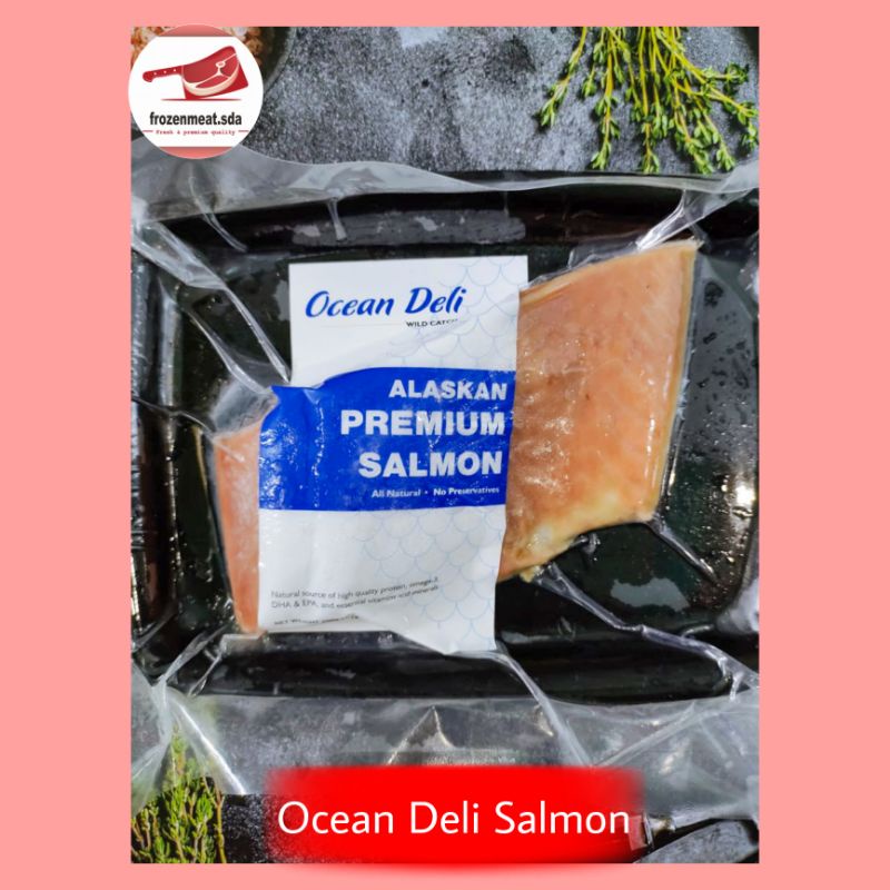 

Ocean Deli Alaskan Premium Salmon Fillet 200gr frozenmeat.sda