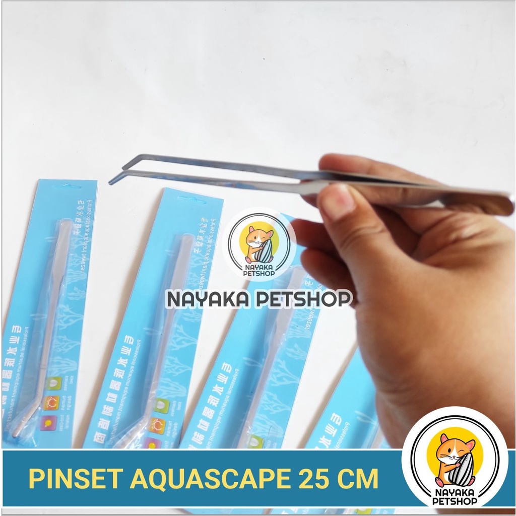 Pinset Aquascape Bengkok Tanaman Air Hias Aquarium