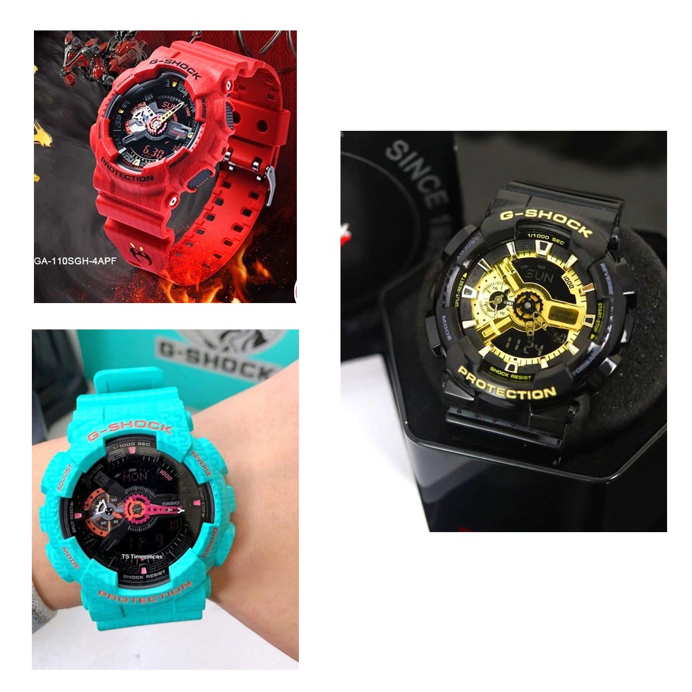 JAM TANGAN PRIA WANITA | RANTAI | KULIT | KARET | MURAH | PRIA CASIO G-SHOCK GA110 DIGITAL MEN