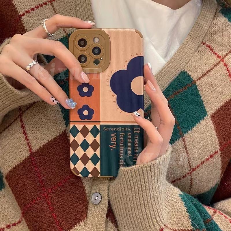 Soft Case Bahan Kulit Motif Bunga Untuk OPPO A16 A95 A54 A15 A3S A5S A7 A12 A53 A94 A74 A1K F9 F7 A9 A55 A31 Reno6Z RealmeC21Y 8 C25 C11 C12