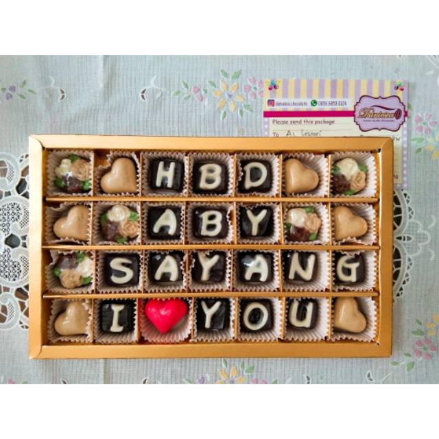 

.Chocolate gift S28A - hadiah ulang tahun, anniversary, kado jadian, coklat ucapan (ds bgr)