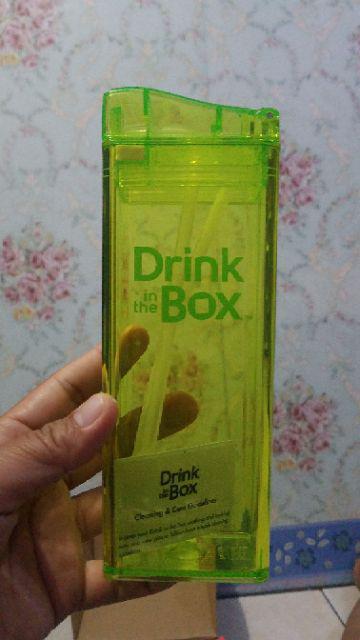 Drink In Box 355ml Botol Minum Anti Tumpah