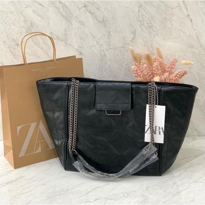 Tas Zara Rocker Tote Bag Original