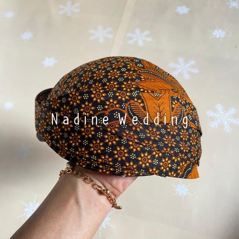 Blangkon Solo - Motif Jarik, Truntum Garuda