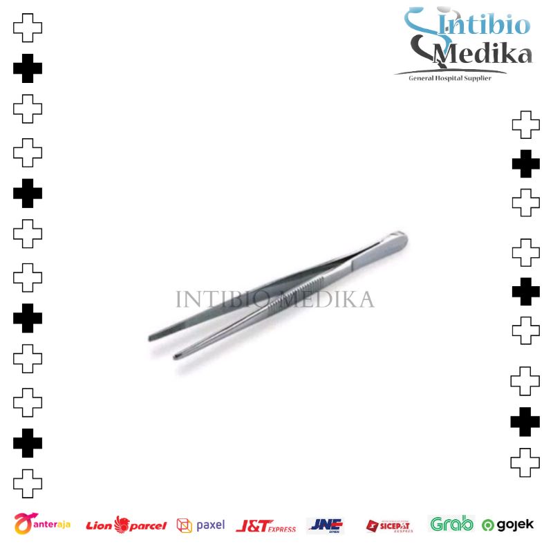 Pinset Anatomis Medis 14cm Pinset Anatomi Dressing Forcep 14 cm