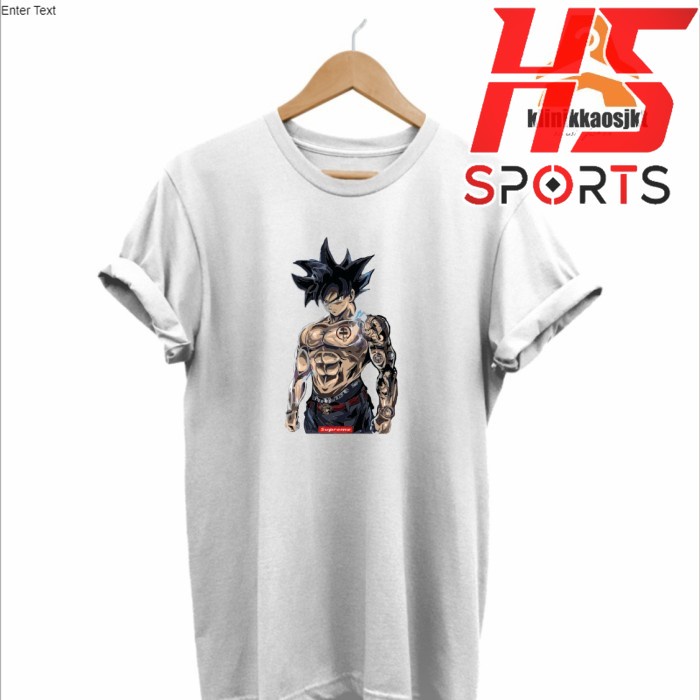 KAOS - BAJU DRAGON BALL GOKU TRAINING HARD FANS - TSHIRT DRAGON BALL