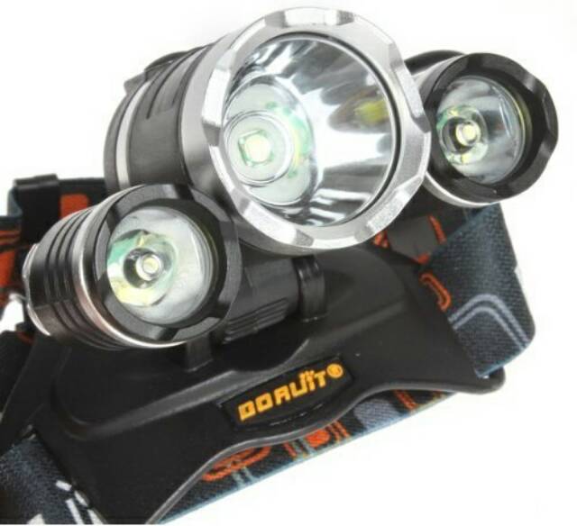 T6 High Power Headlamp Cree XM-L T6 5000 Lumens - Black  (OMFL19BK)