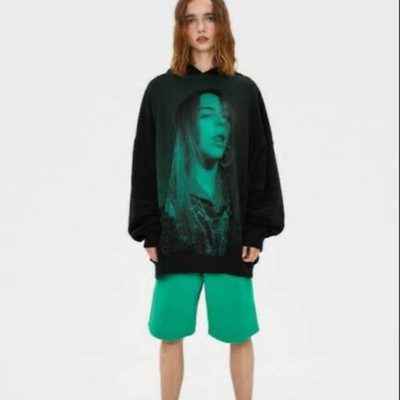 [Preloved] bershka hoodie billie eilish original (preloved)