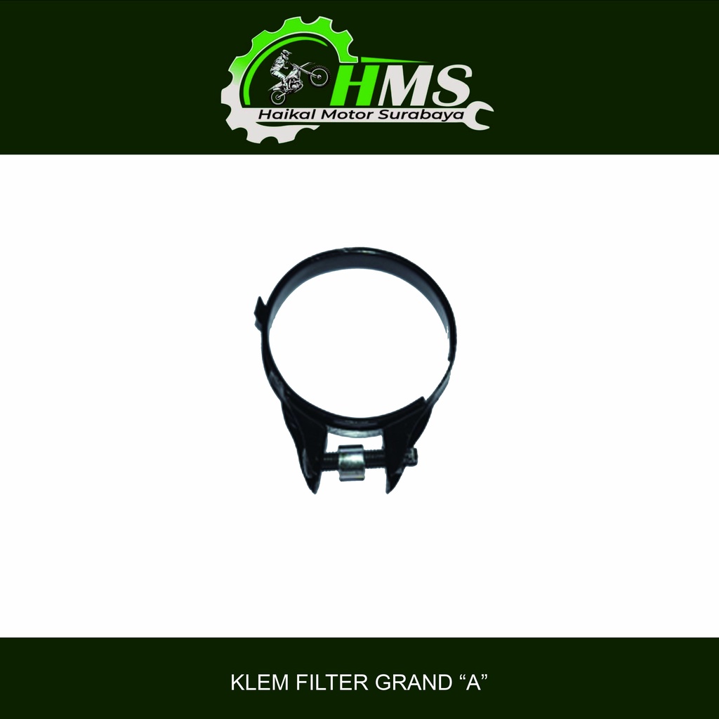 Klem Filter Grand "A" - Kleman Karet Filter Karbu Karburator Kecil Karisma Jupiter Shogun (Mur Las)