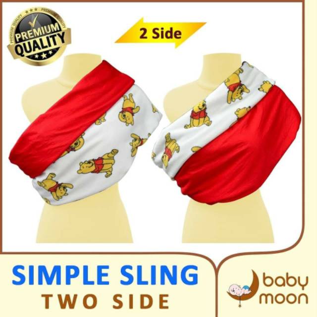 Bisa TUKAR SIZE, Geos gendongan kaos Bolak balik Premium Anak bayi balita Instan tanpa ring GEOS DTA