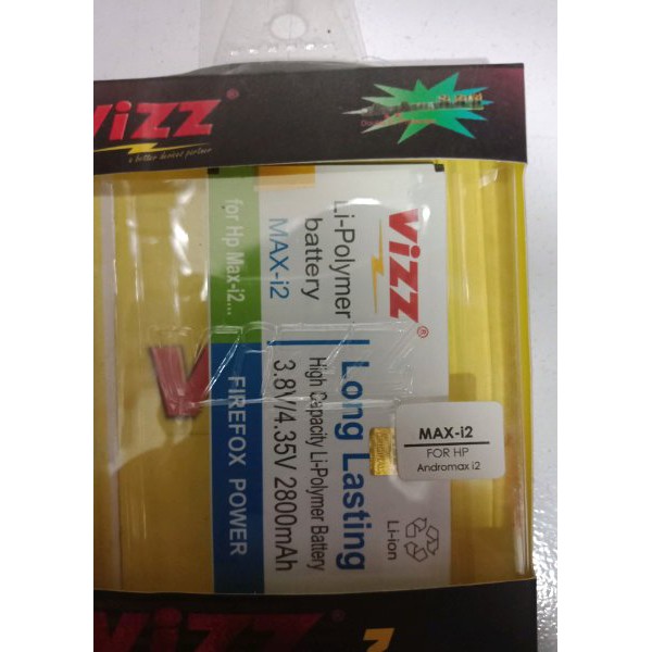 Battery Baterai Vizz Andromax i2 Original Double Power