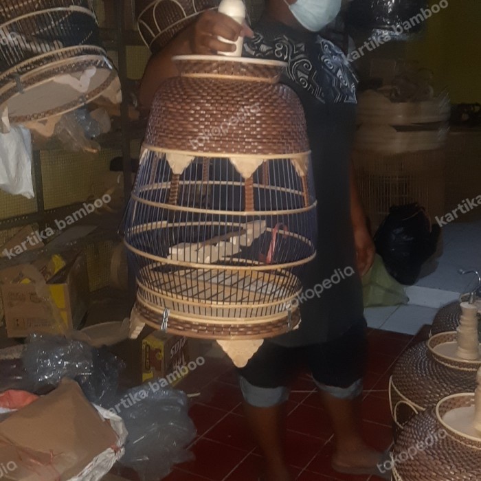 Sangkar Perkutut rotan Rajut Sintetis Murah Berkualitas