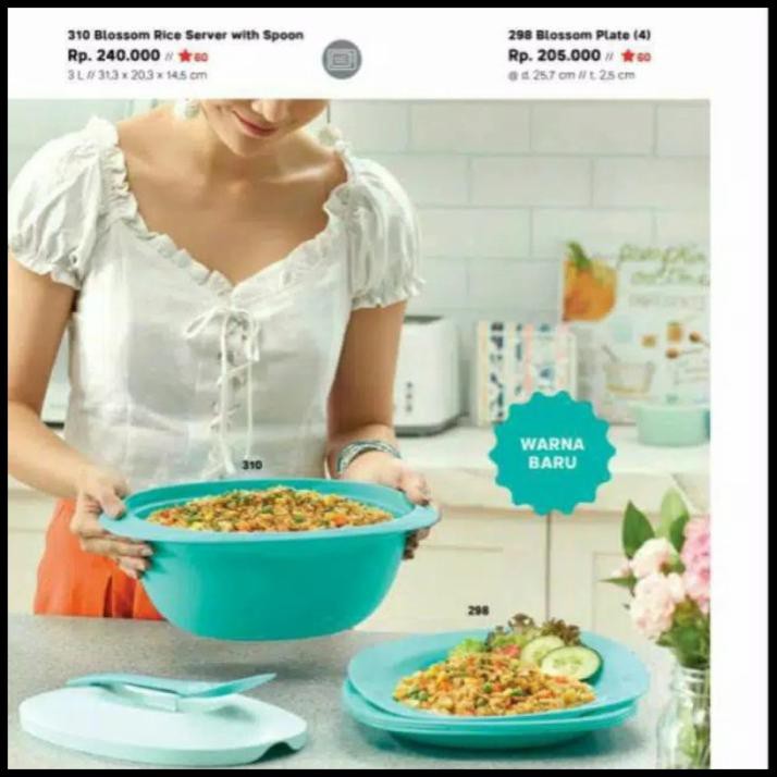 Jual Tupperware Blossom Rice Server With Spoon Shopee Indonesia