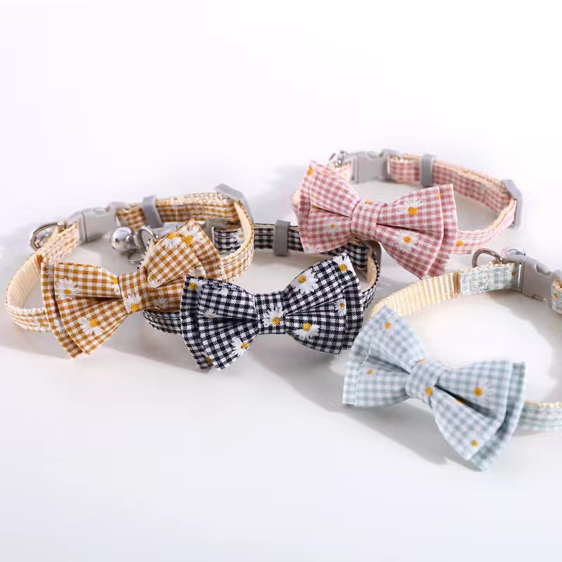 Kalung Kucing Kalung Anjing Kalung Kelinci Kalung Adjustable Bowknot Lonceng Cat Collar Dog Collar