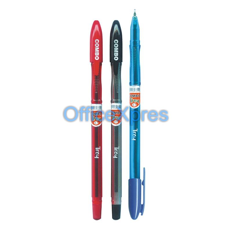 

Pulpen / Ballpoint / Pen Plastik Combo Troy