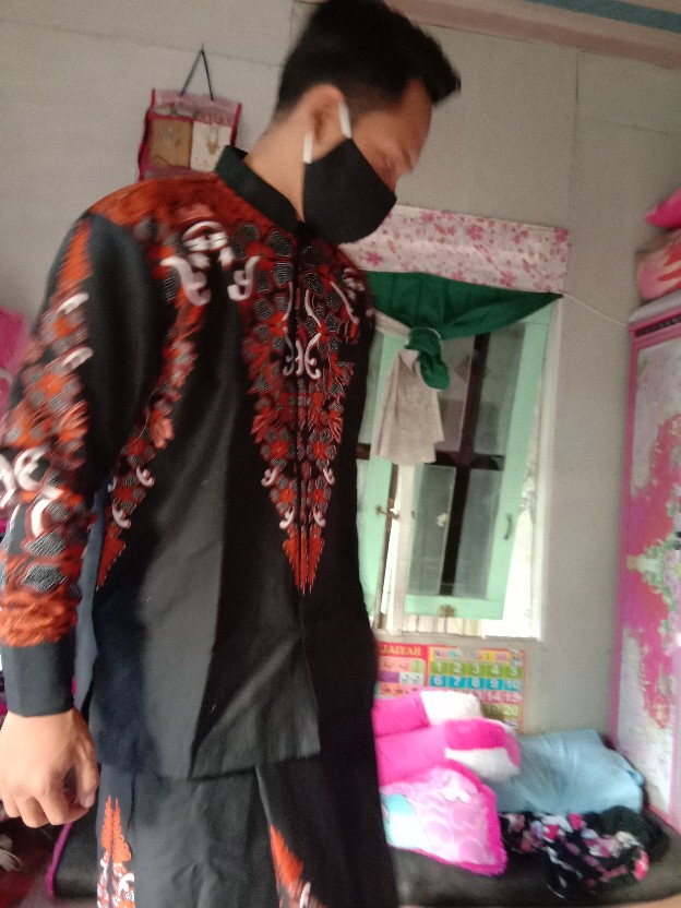 Setelan Sarung Koko Batik Eksklusif| Koko Muslim Motif Batik| Set Sarung Koko Lengan Panjang