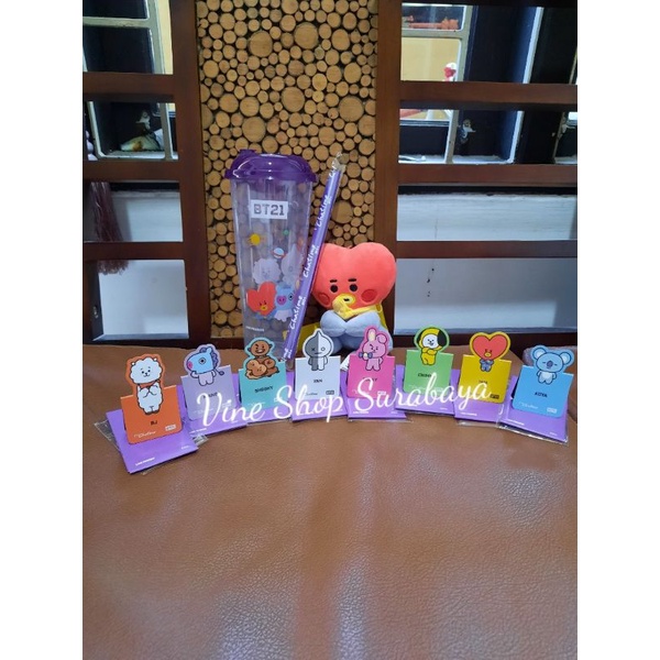 Chatime x bt21 Paper Magnet