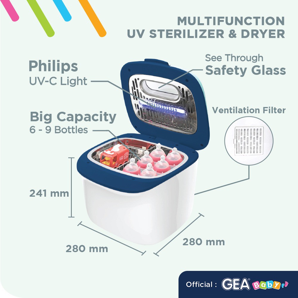 GEA Baby Multifunction Dryer &amp; UV Sterilizer GS-100