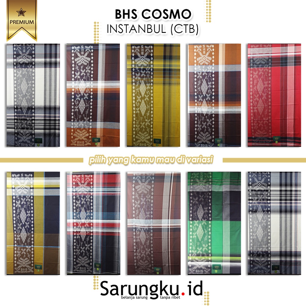 SARUNG BHS COSMO ISTANBUL CTB - K26 PPQ