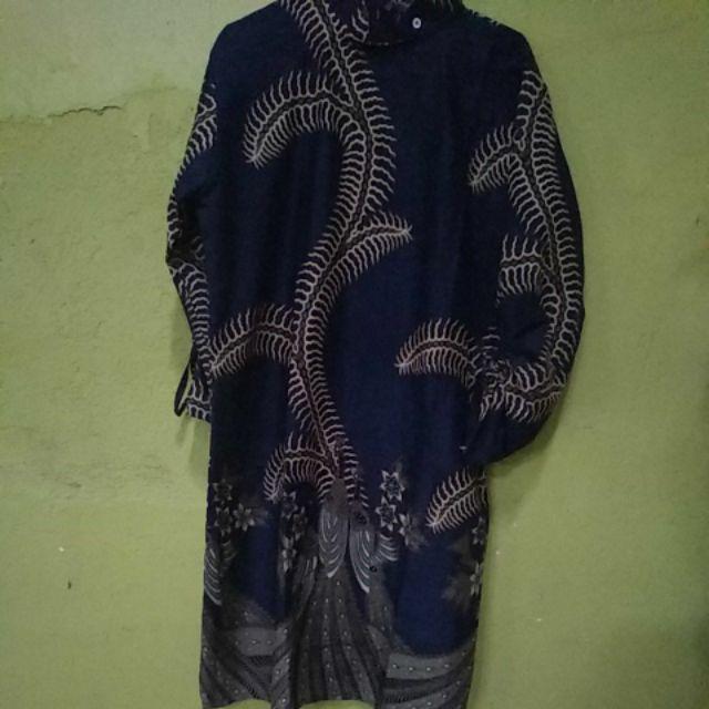 Bisa Cerai)m,l,xl,xxl,xxxl Couple Batik Tunik Modern Seragam Kerja Kantor Lengan Panjang Terlaris