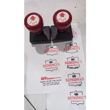 

Stempel atau setempelFlash bisa 2 warna