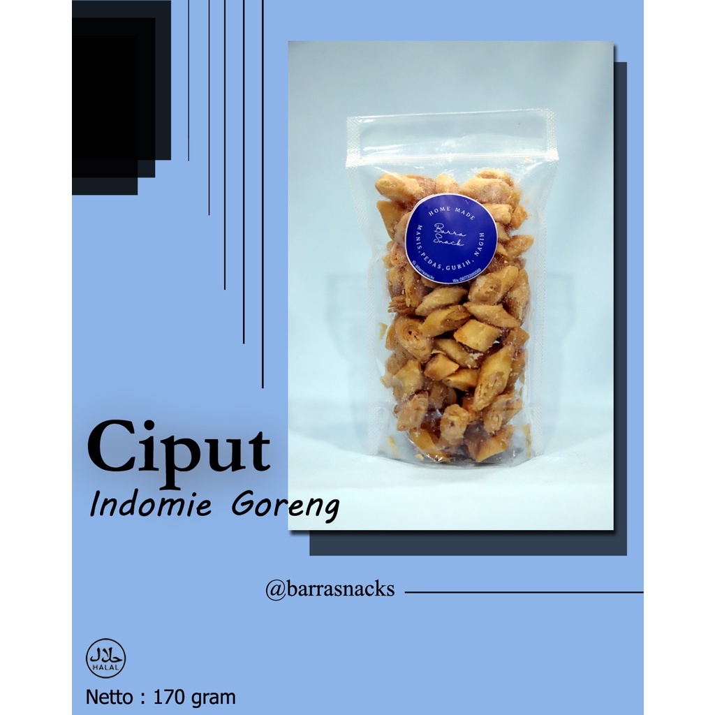 

Ciput Indomie Goreng Barra Snack *170gram