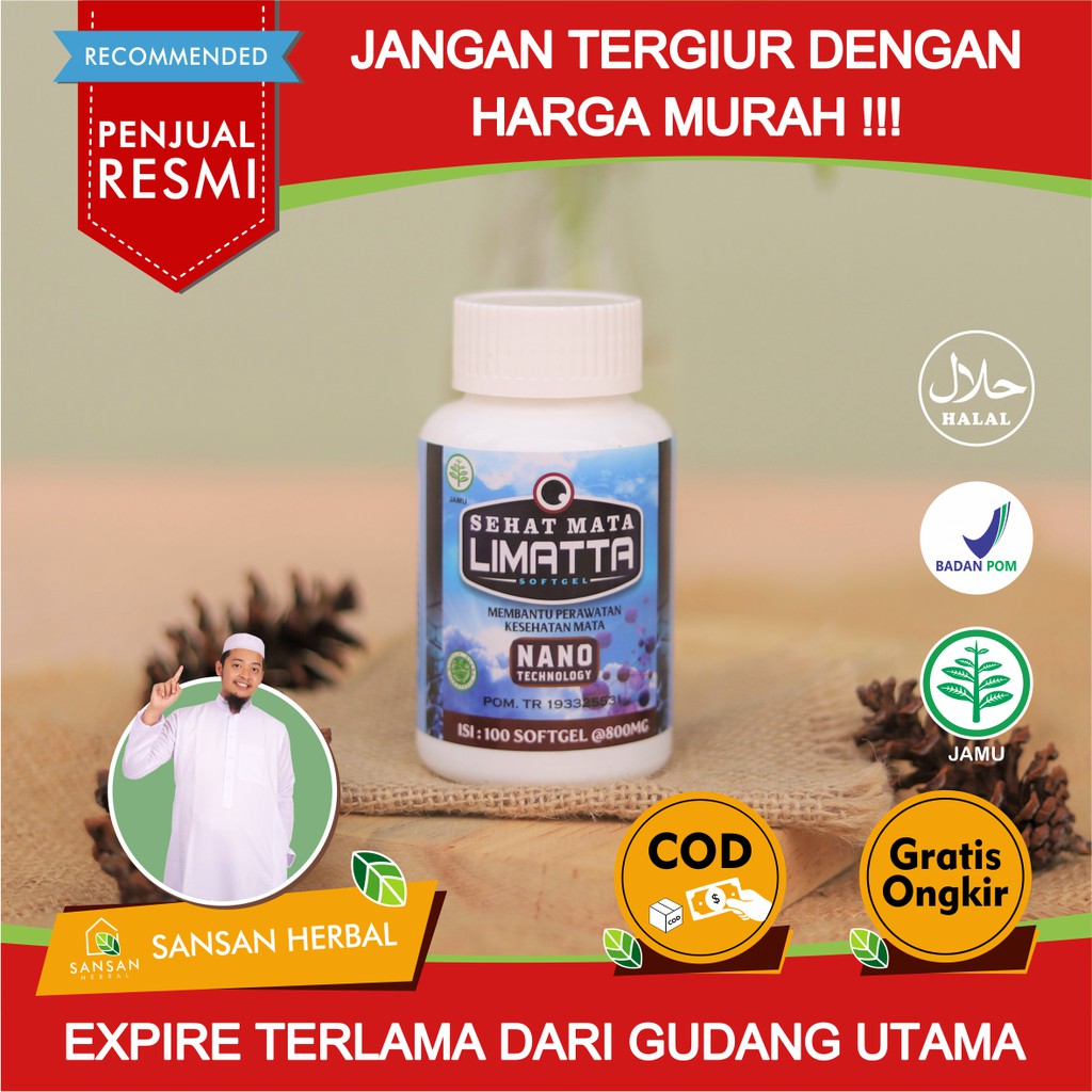 Sehat Mata  Limatta ORIGINAL Obat Mata  Merah Mata  Minus 