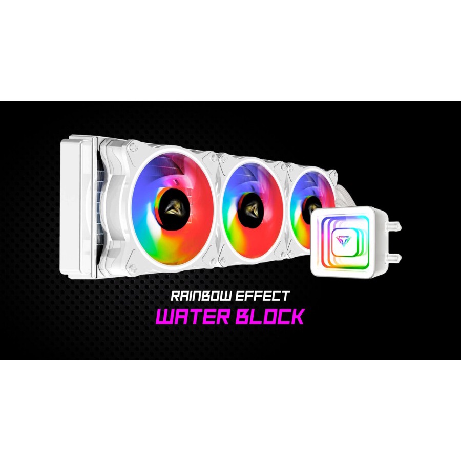 PRIME POLAR 360T V2.0 ARGB White Version Liquid Cooler with Rainbow