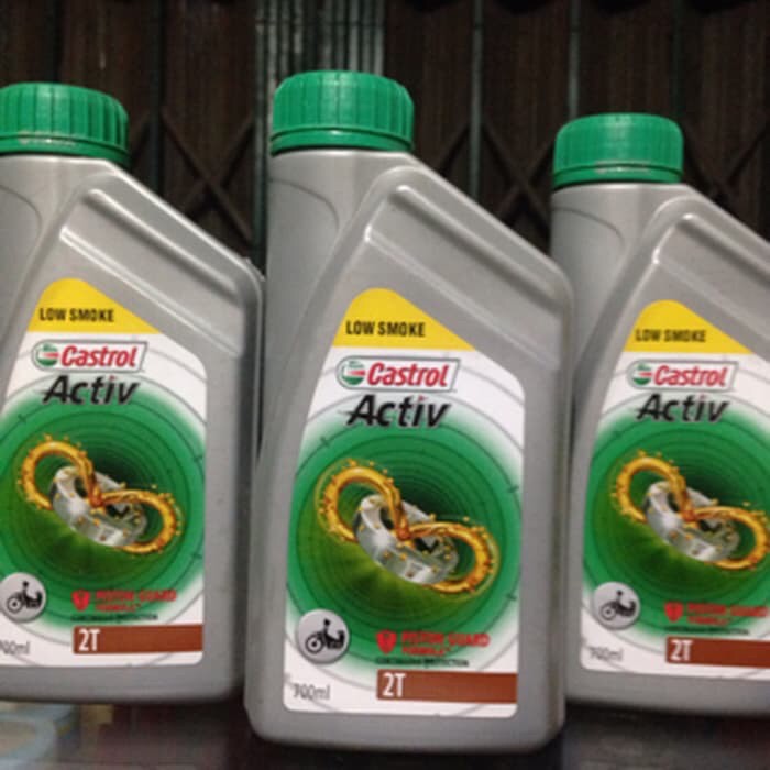 OLI SAMPING CASTROL ACTIVE 2T LOW SMOKE ORIGINAL