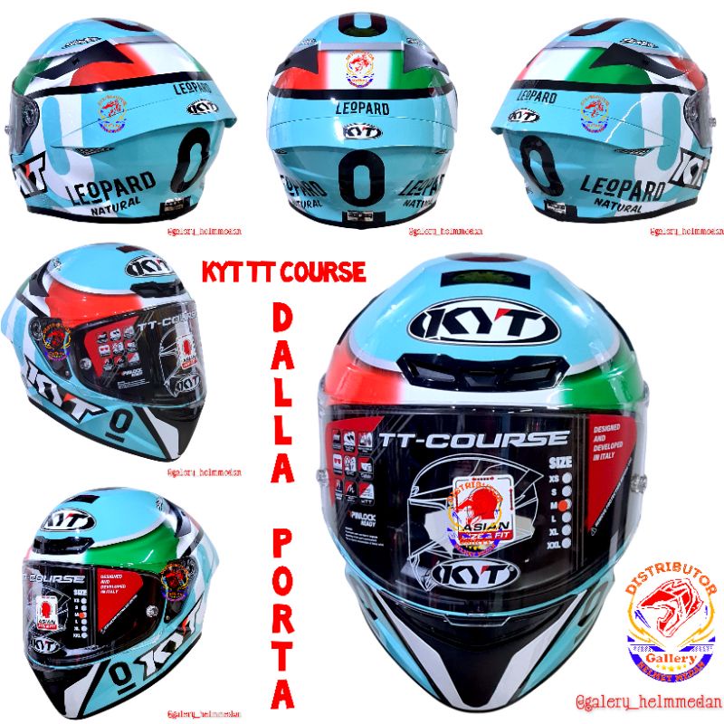 HELM KYT TT COURSE DALLA PORTA / KYT TTC DALLA PORTA ORIGINAL