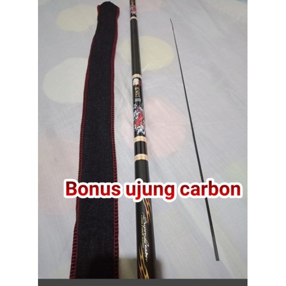 TEGEK KAKU SUPER LEADER 540 BONUS UJUNG CARBON