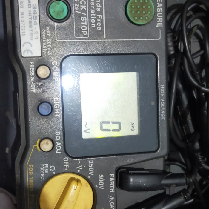 Hioki 3454-11 Digital Mega-Ohm Meter HiTester