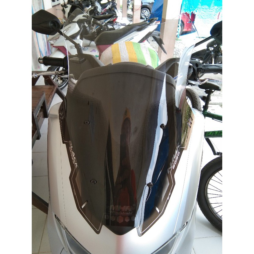 Visor Winshield Winsil Aksesoris Cover Tutup Variasi Yamaha Nmax 2021 New MHR Terabaru Free klip