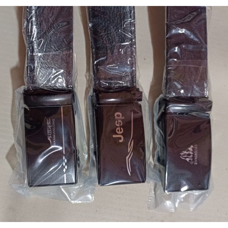 ikat pinggang rell impor berkualitas