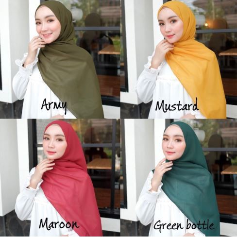 HIJAB PASHMINA CERUTY BABYDOLL