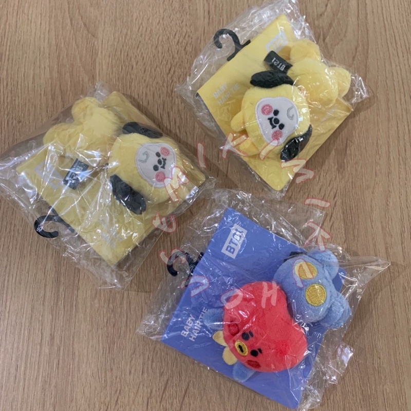 READY STOCK OFFICIAL BT21 BABY HAIR TIE KUNCIRAN BT21 IKAT RAMBUT HIASAN ARMY BOMB SKINNY