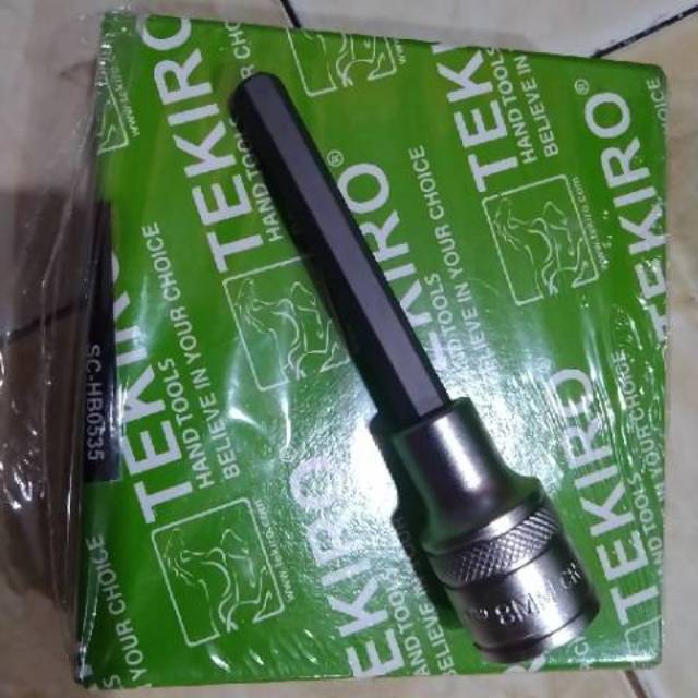Tekiro Hex Bit Socket 4mm/5mm/6mm/8mm/10mm/12mm 1/2inch Mata Sock L Hexbit ORIGNAL