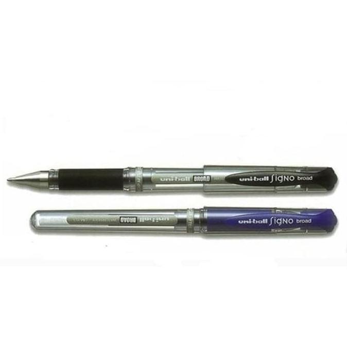 

pen uni-ball signo UM 153 hitam & biru