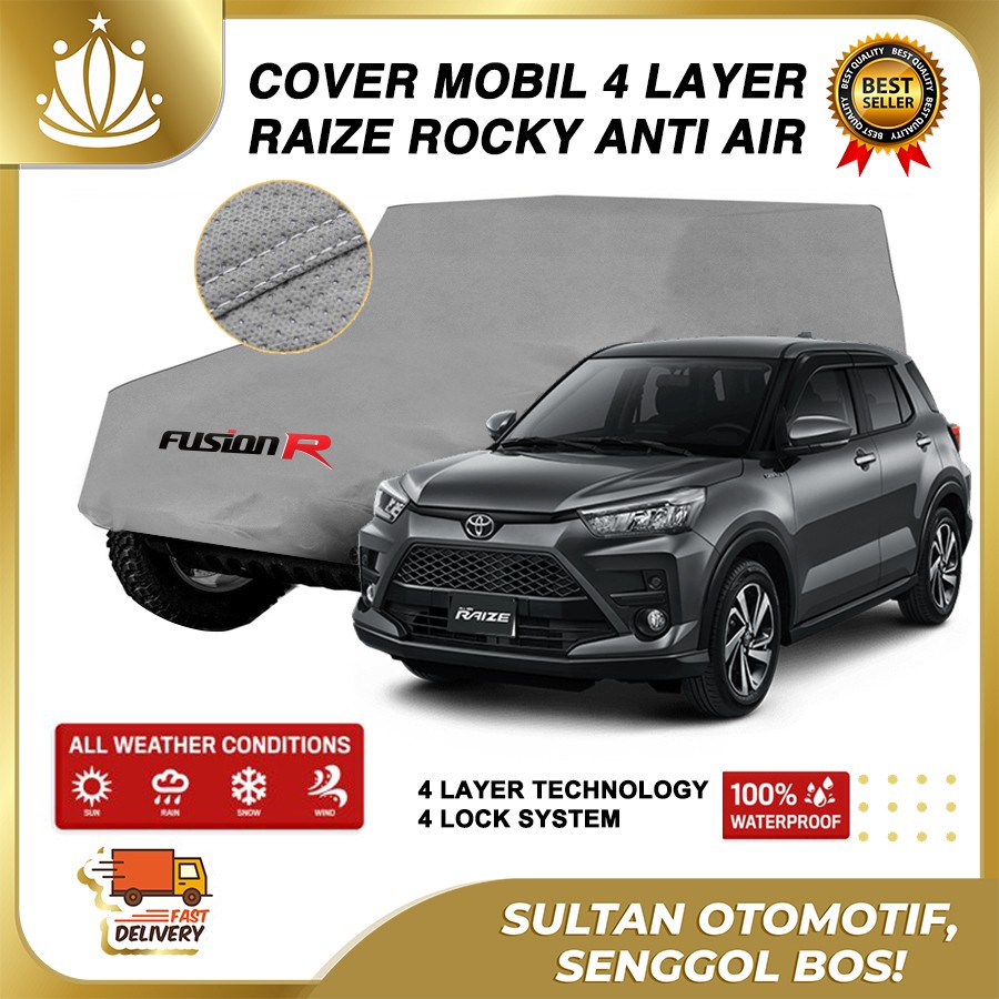 Cover Sarung Mobil RAIZE ROCKY Fusion R Multi Waterproof