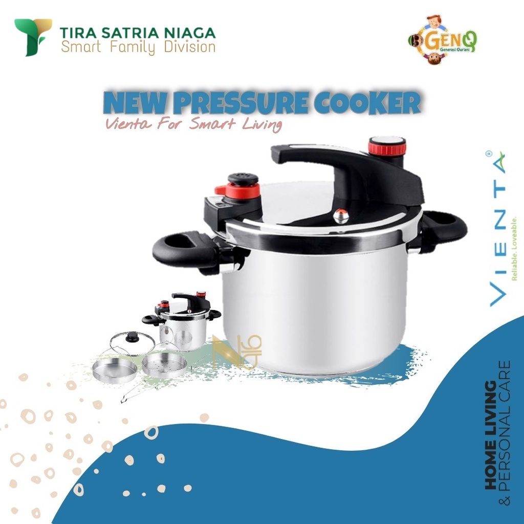 VIENTA NEW PRESSURE COOKER | Panci Pressure Multifungsi